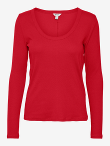 Vero Moda VMLIA Tops -Racing Red - 10311490