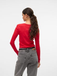 Vero Moda VMLIA Tops -Racing Red - 10311490