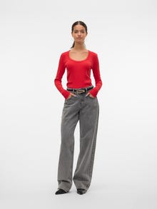 Vero Moda VMLIA Top -Racing Red - 10311490