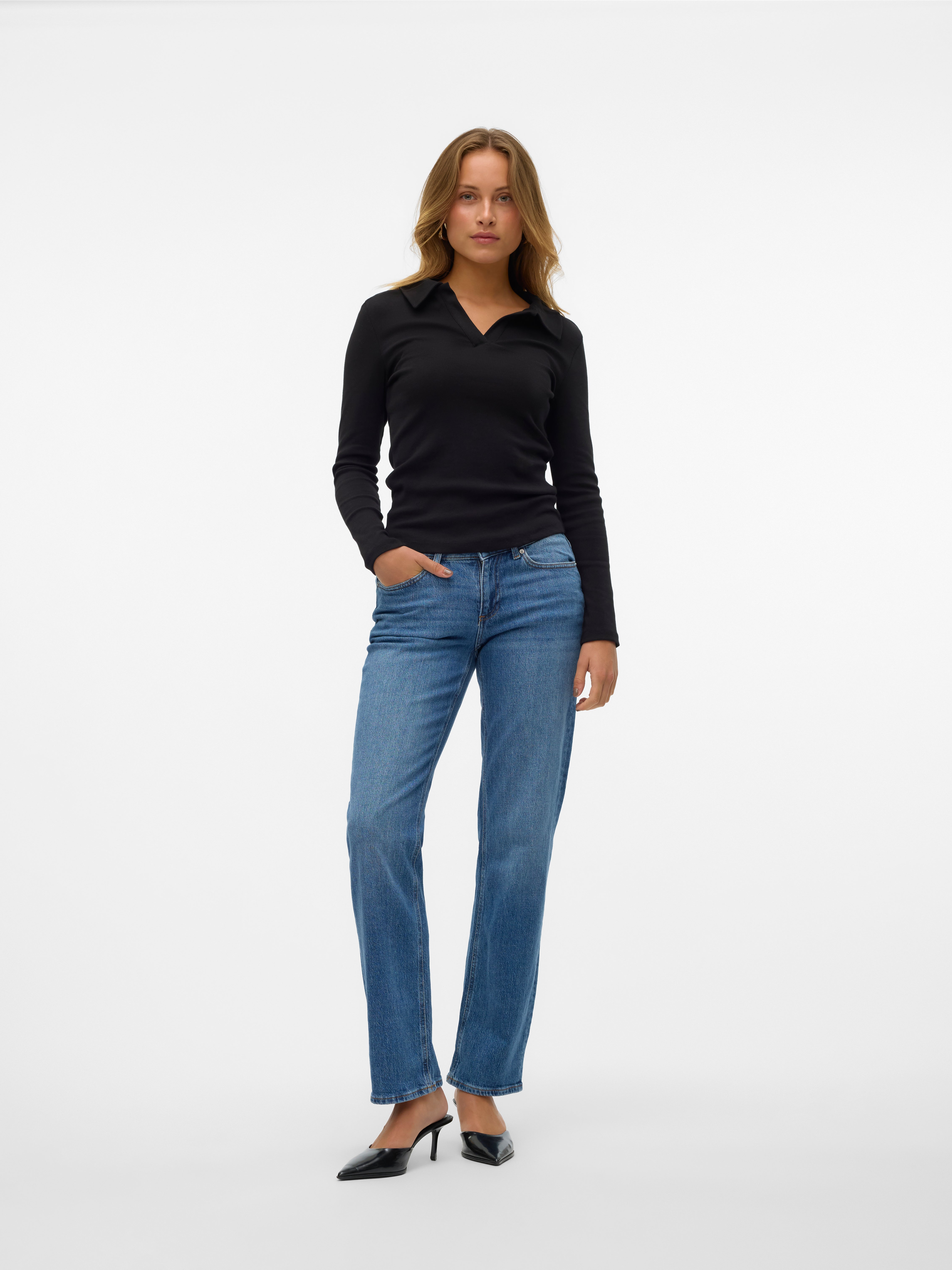 VMJADA Mid rise Straight fit Jeans