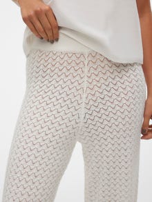 Vero Moda VMIBERIA Høyt snitt Bukser -Snow White - 10311502