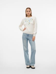Vero Moda VMALINA Pullover -Birch - 10311519