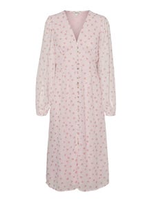 Vero Moda VMAMALIA Sukienka midi -Primrose Pink - 10311523