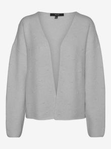 Vero Moda VMFOAM Strikket cardigan -Light Grey Melange - 10311530