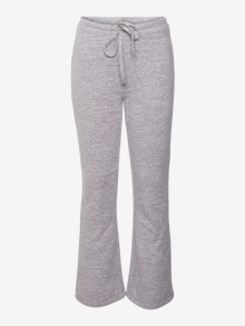 Vero Moda VMBELLA Niski stan Spodnie -Light Grey Melange - 10311553