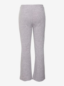 Vero Moda VMBELLA Niski stan Spodnie -Light Grey Melange - 10311553