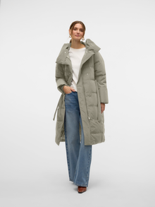 Vero Moda VMLEONIE Daune Mantel -Abbey Stone - 10311566