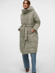 Vero Moda VMLEONIE Daune Mantel -Abbey Stone - 10311566