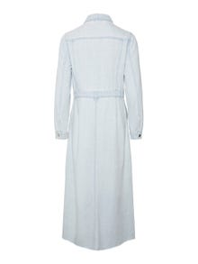 Vero Moda VMMOLLY Lange jurk -Light Blue Denim - 10311586