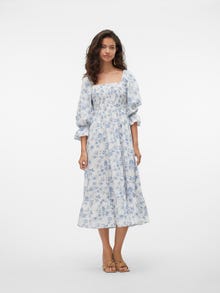 Vero Moda VMNOMIA Langes Kleid -Snow White - 10311587