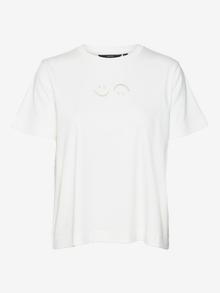 Vero Moda VMSARA T-Shirt -Snow White - 10311633