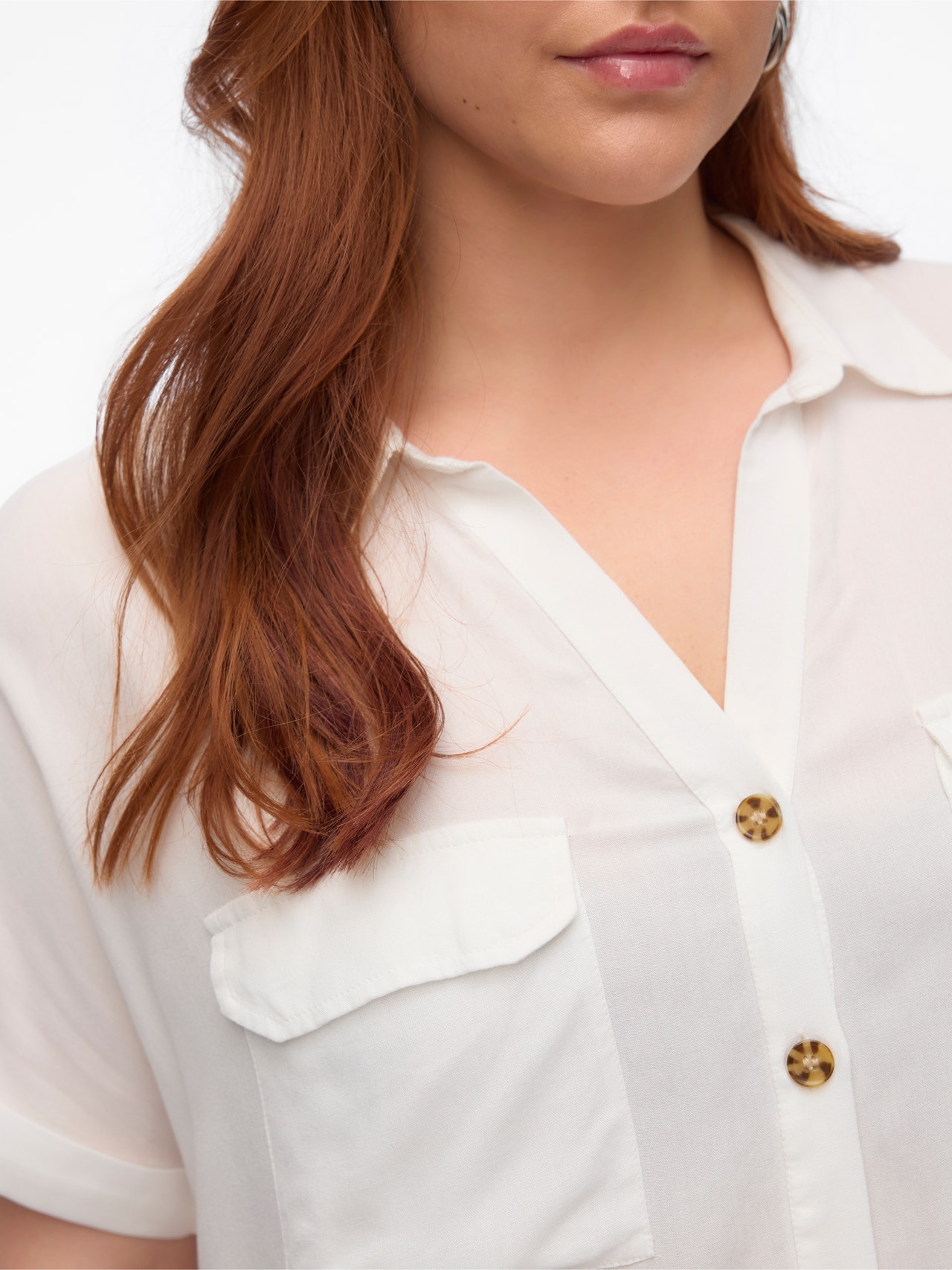 VMCBUMPY Overhemd | White Clear | Vero Moda®