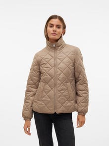 Vero Moda VMSKYLAR Pikowana kurtka -Silver Mink - 10311669