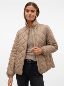 Vero Moda VMSKYLAR Gequilte jas -Silver Mink - 10311669