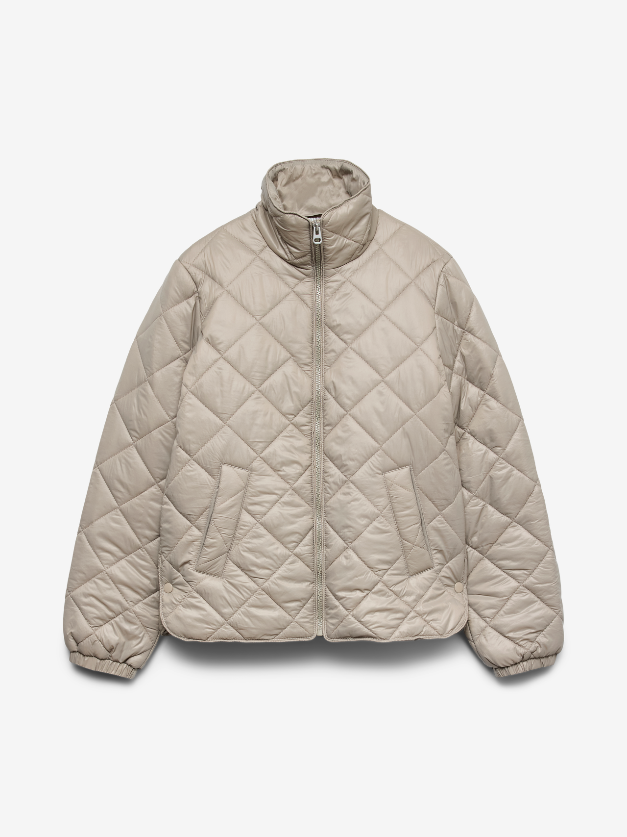 VMSKYLAR Quilted Jacket | Medium Grey | Vero Moda® VMSKYLAR Quilted Jacket | Medium Grey | Vero Moda®