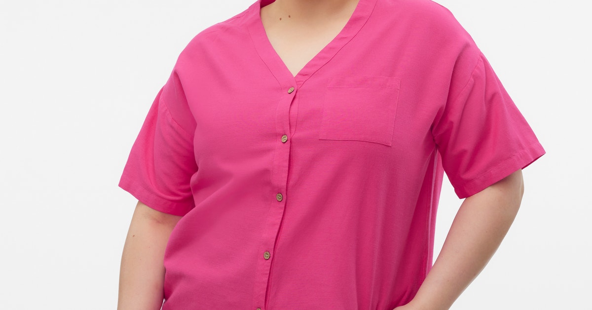 Chemise Femme Bachmman Rose Taille L - Coton, Manches Longues, Neuve Sans étiquettes