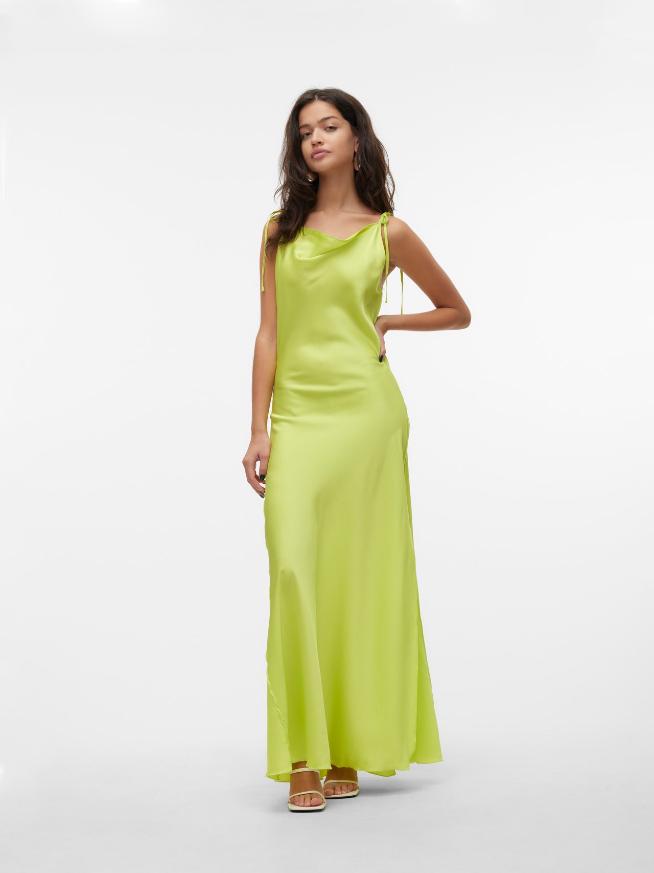 Vero Moda VMKYRA Lång klänning -Wild Lime - 10311744