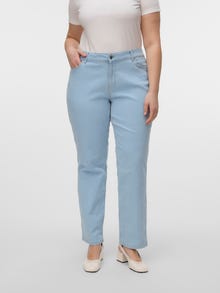 Vero Moda VMCJAKIE Mid rise Straight Fit Jeans -Light Blue Denim - 10311771