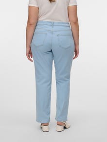 Vero Moda VMCJAKIE Mid rise Straight Fit Jeans -Light Blue Denim - 10311771