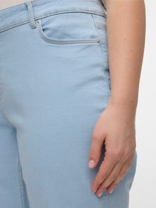 Vero Moda VMCJAKIE Mid rise Straight Fit Jeans -Light Blue Denim - 10311771