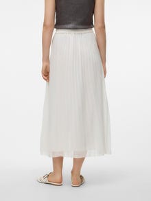 Vero Moda VMELLINA Długa spódnica -Snow White - 10311821