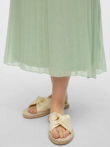 Vero Moda VMELLINA Długa spódnica -Smoke Green - 10311821