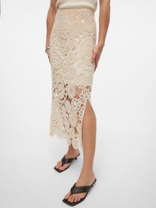 Vero Moda VMLILI High waist Long Skirt -Sand Dollar - 10311852