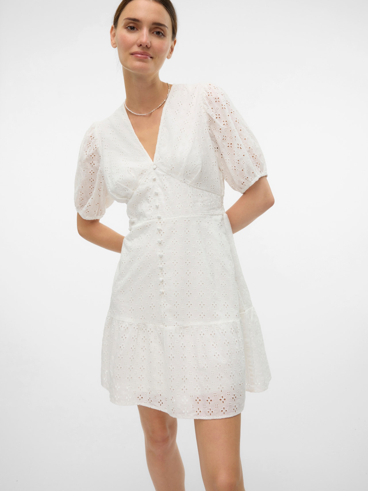 Vero Moda Outlet Vestido Corto De Maternidad Con Volantes Y