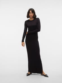 Vero Moda VMSAANVI Langes Kleid -Black - 10311888