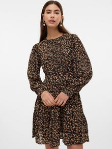 Vero Moda VMHOLLO Kort kjole -Black - 10311952