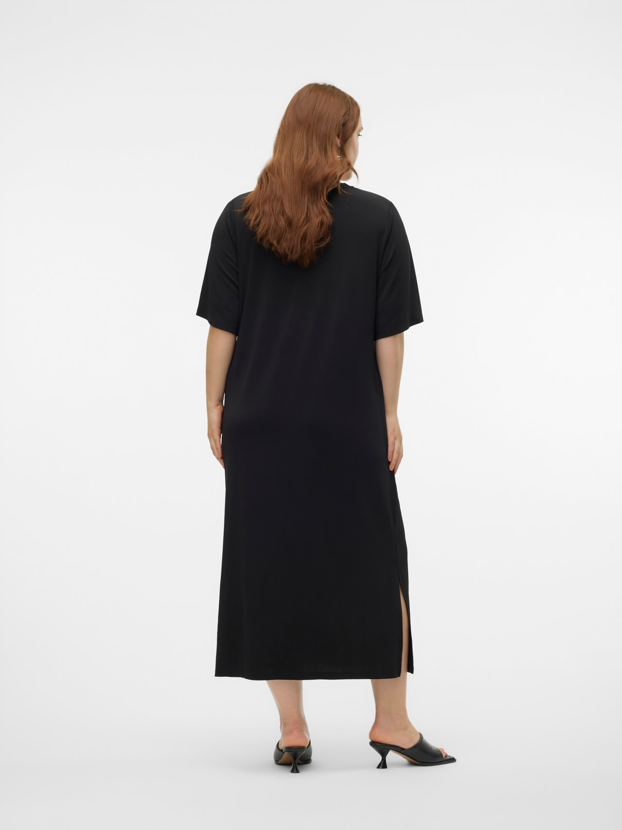 Vero Moda VMCRAQUEL Długa sukienka -Black - 10312227