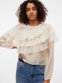 Vero Moda VMLEANNA Topp -Birch - 10312287