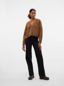 Vero Moda AWGEMMA Dzianinowy kardigan -Bison - 10312324
