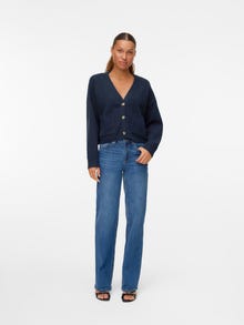 Vero Moda AWGEMMA Dzianinowy kardigan -Dark Sapphire - 10312324