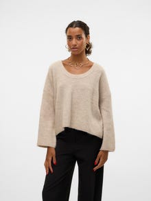 Vero Moda VMGEMMA Pullover -Plaza Taupe - 10312341