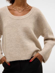 Vero Moda VMGEMMA Pullover -Plaza Taupe - 10312341