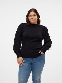 Vero Moda VMCLIMONE Sweter -Black - 10312440