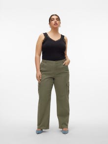 Vero Moda VMTESSA Weit geschnitten Jeans -Ivy Green - 10312533