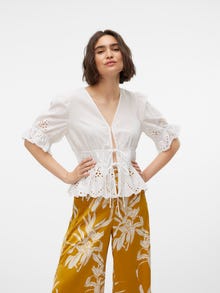 Vero Moda VMNIGELLA Topp -Bright White - 10312546