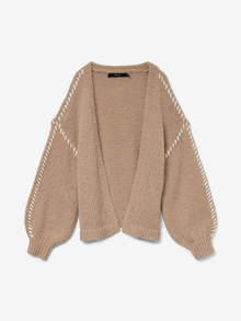 Vero Moda VMFENG Dzianinowy kardigan -Silver Mink - 10312558
