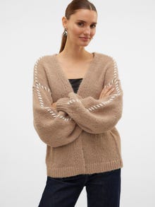 Vero Moda VMFENG Knit Cardigan -Silver Mink - 10312558