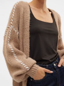 Vero Moda VMFENG Dzianinowy kardigan -Silver Mink - 10312558