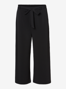 Vero Moda VMMILLA Wysoka talia Spodnie Culottes -Black - 10312586