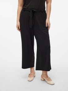 Vero Moda VMMILLA Wysoka talia Spodnie Culottes -Black - 10312586