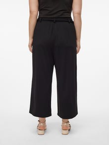 Vero Moda VMMILLA Wysoka talia Spodnie Culottes -Black - 10312586