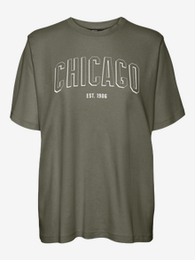 Vero Moda VMCATY T-Shirt -Dusty Olive - 10312594
