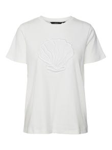 Vero Moda VMFRANCIS T-skjorte -Snow White - 10312598