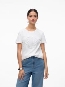 Vero Moda VMFRANCIS T-Shirt -Snow White - 10312598