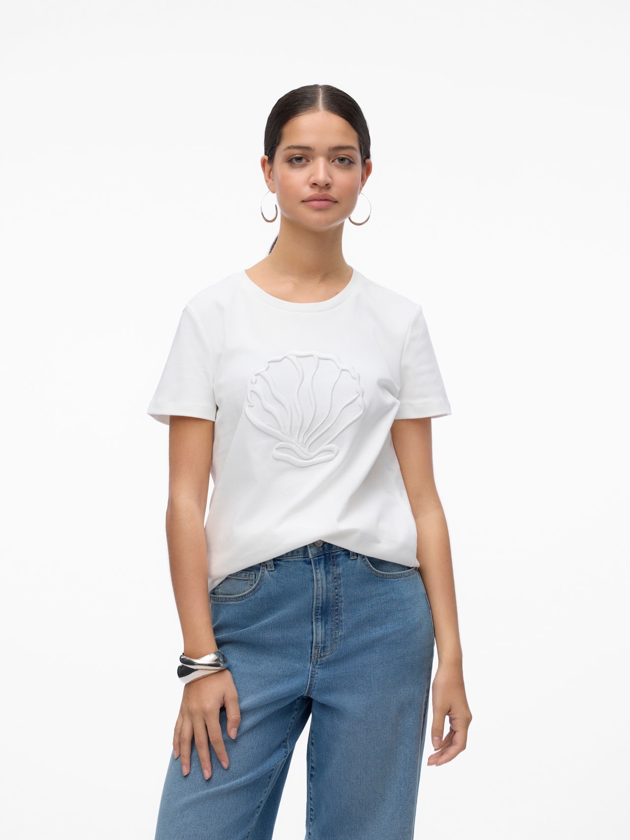 Vero Moda VMFRANCIS T-shirts -Snow White - 10312598