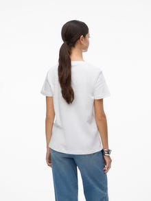 Vero Moda VMFRANCIS T-Shirt -Snow White - 10312598